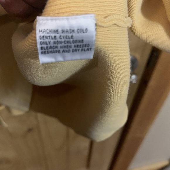 TalbotsYellow Knit Crew Neck Sweater - Picture 5 of 5